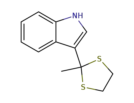 3-(2-methyl-1,3-dithiolan-2-yl)-1H-indole