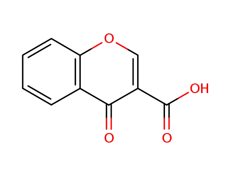 Molecular Structure of 39079-62-4 (CHROMONE-3-CARBOXYLIC ACID)