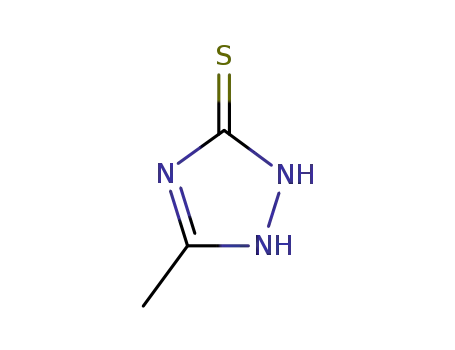 Molecular Structure of 7271-44-5 (3-METHYL-1,2,4-TRIAZOLE-5-THIONE)