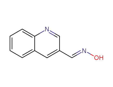 Molecular Structure of 39977-73-6 (quinoline-3-carbaldehyde oxime)