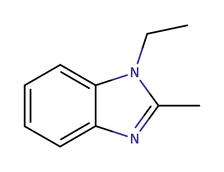 Molecular Structure of 5805-76-5 (N-Ethyl-2-methylbenzimidazole)