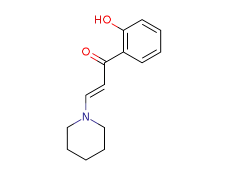 2-Propen-1-one, 1-(2-hydroxyphenyl)-3-(1-piperidinyl)-, (E)-
