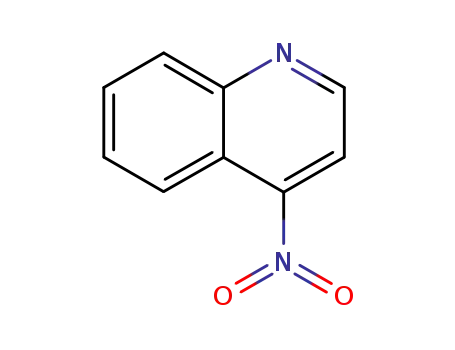 Molecular Structure of 3741-15-9 (4-NITROQUINOLINE)
