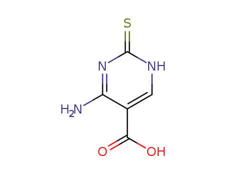 Molecular Structure of 875-60-5 (4-Amino-2-mercaptopyrimidine-5-carboxylic acid)