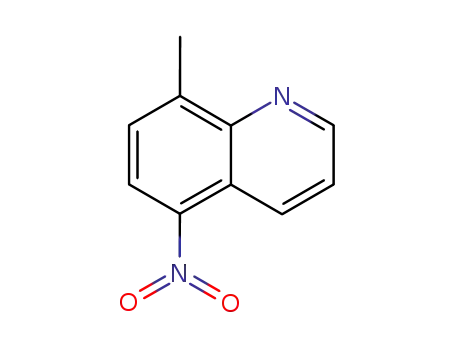 Molecular Structure of 64976-62-1 (8-METHYL-5-NITROQUINOLINE))