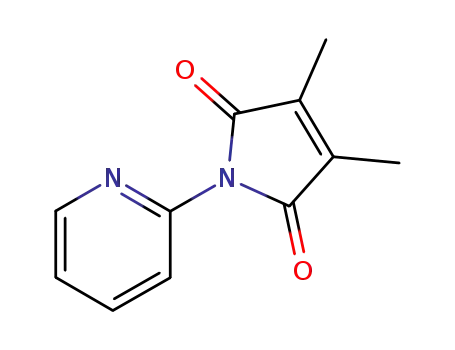 1H-Pyrrole-2,5-dione, 3,4-dimethyl-1-(2-pyridinyl)-