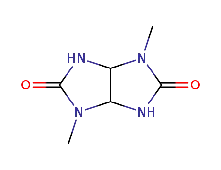 Molecular Structure of 17754-76-6 (Imidazo[4,5-d]imidazole-2,5(1H,3H)-dione, tetrahydro-1,4-dimethyl-)