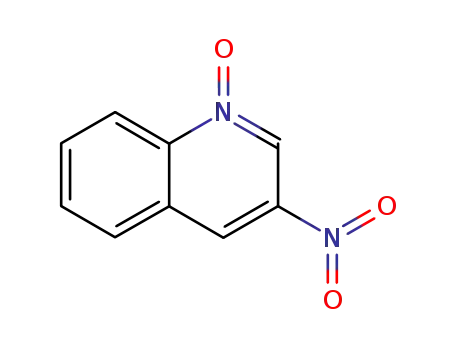 Molecular Structure of 7433-86-5 (3-Nitro-quinoline 1-oxide)