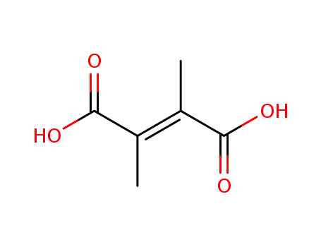 2-Butenedioic acid,2,3-dimethyl-, (2E)- cas  21788-49-8