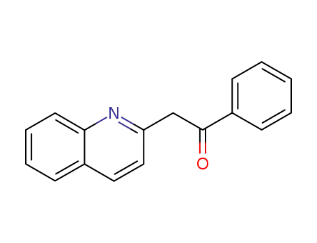 Molecular Structure of 1531-38-0 (1-phenyl-2-(quinolin-2-yl)ethanone)