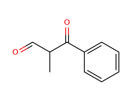 Molecular Structure of 16837-43-7 (α-Methyl-β-oxobenzenepropanal)