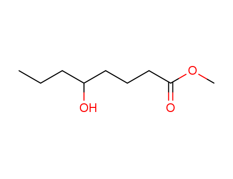 Molecular Structure of 101853-49-0 (Octanoic acid, 5-hydroxy-, methyl ester)