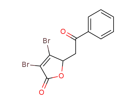 2(5H)-Furanone, 3,4-dibromo-5-(2-oxo-2-phenylethyl)-