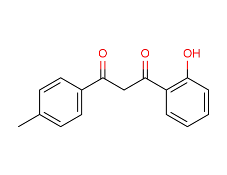 Molecular Structure of 5067-22-1 (1,3-Propanedione, 1-(2-hydroxyphenyl)-3-(4-methylphenyl)-)
