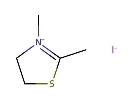 Thiazolium, 4,5-dihydro-2,3-dimethyl-, iodide