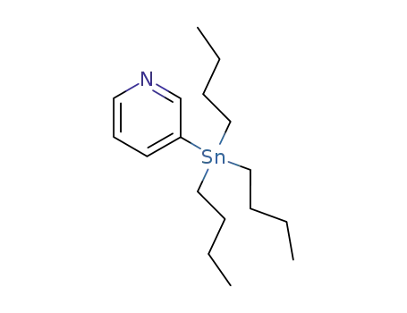 Molecular Structure of 59020-10-9 (3-(1,1,1-TRIBUTYLSTANNYL)PYRIDINE)