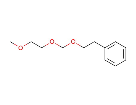 Molecular Structure of 81616-92-4 (Benzene, [2-[(2-methoxyethoxy)methoxy]ethyl]-)