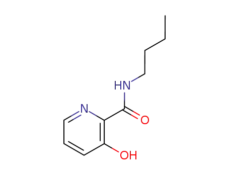 Molecular Structure of 1079-41-0 (N-butyl-3-hydroxypyridine-2-carboxamide)
