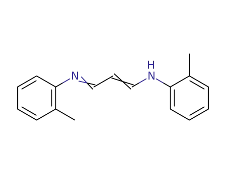 Molecular Structure of 54683-47-5 (Benzenamine, 2-methyl-N-[3-[(2-methylphenyl)amino]-2-propenylidene]-)