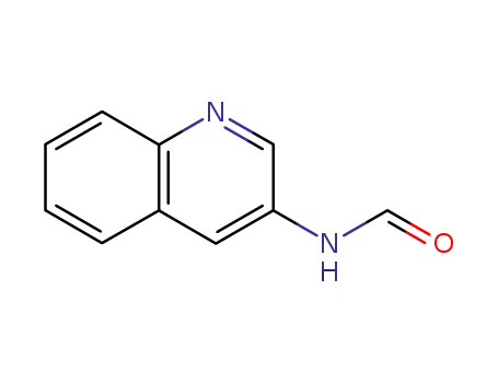 Molecular Structure of 132873-85-9 (Formamide, N-3-quinolinyl-)