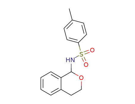 Molecular Structure of 82746-16-5 (Benzenesulfonamide, N-(3,4-dihydro-1H-2-benzopyran-1-yl)-4-methyl-)