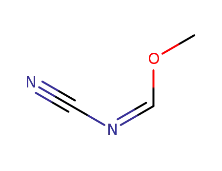 Molecular Structure of 51688-22-3 (N-CYANOMETHANIMIDIC METHYL ESTER)