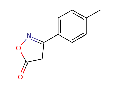 Molecular Structure of 25755-82-2 (3-(4-METHYLPHENYL)-5(4H)-ISOXAZOLONE)