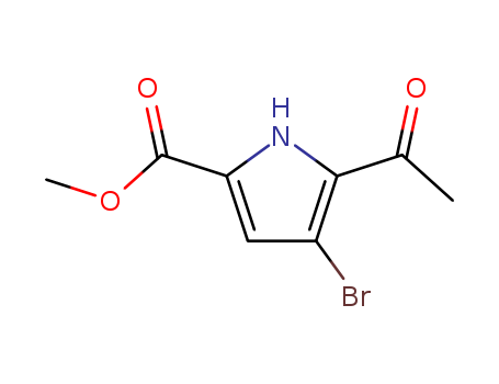 1H-Pyrrole-2-carboxylic acid, 5-acetyl-4-bromo-, methyl ester