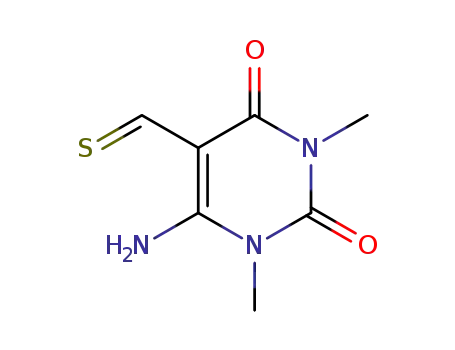 6-Amino-1,2,3,4-tetrahydro-1,3-dimethyl-2,4-dioxo-5-pyrimidinecarbothioaldehyde