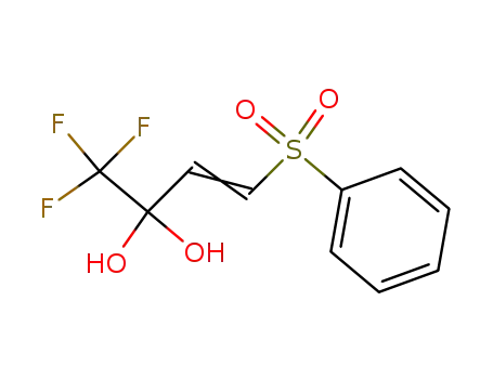 3-Butene-2,2-diol, 1,1,1-trifluoro-4-(phenylsulfonyl)-