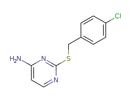 2-[(4-chlorobenzyl)sulfanyl]pyrimidin-4-amine