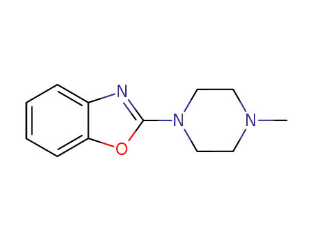 Molecular Structure of 20128-05-6 (Benzoxazole, 2-(4-methyl-1-piperazinyl)-)