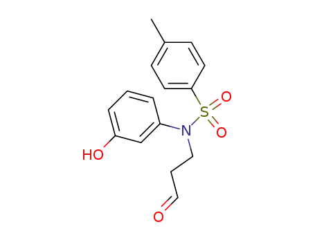 N-(3-Hydroxyphenyl)-4-methyl-N-(3-oxopropyl)benzene-1-sulfonamide