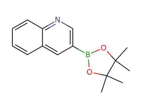 Quinoline-3-boronic acid pinacol ester                                                                                                                                                                  (171364-85-5)