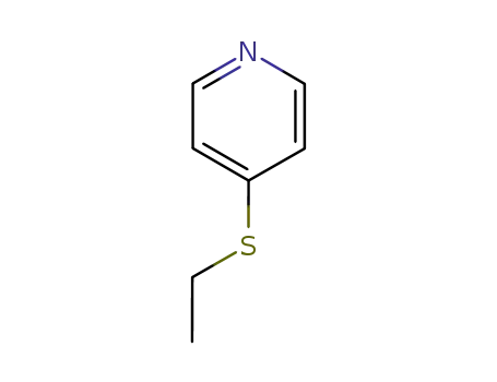 Molecular Structure of 13669-34-6 (4-(Ethylthio)pyridine)