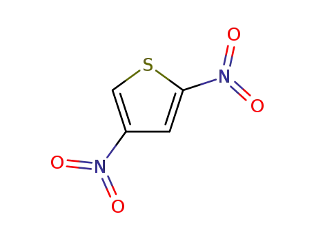 Molecular Structure of 5347-12-6 (2,4-Dinitrothiophene)