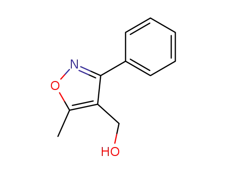 Molecular Structure of 18718-79-1 ((5-METHYL-3-PHENYL-4-ISOXAZOLYL)METHANOL)