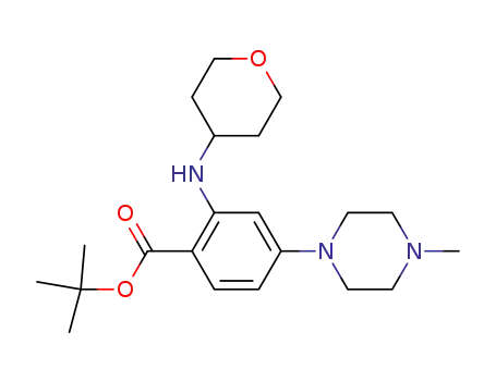 4-(4-methylpiperazin-1-yl)-2-[(tetrahydropyran-4-yl)amino]benzoic acid tert-butyl ester