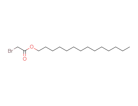 Molecular Structure of 18992-01-3 (Acetic acid, bromo-, tetradecyl ester)