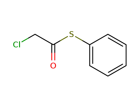Molecular Structure of 24197-65-7 (Ethanethioic acid, chloro-, S-phenyl ester)