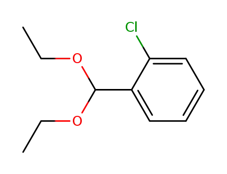 Molecular Structure of 35364-86-4 (Benzene, 1-chloro-2-(diethoxymethyl)-)