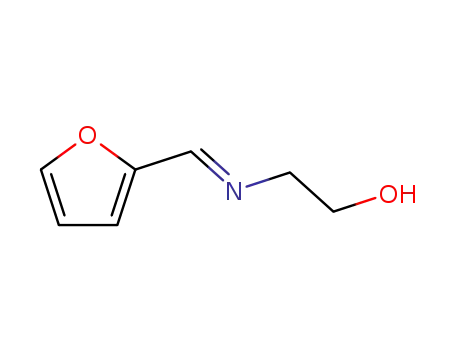 Molecular Structure of 10530-89-9 (2-{[(E)-furan-2-ylmethylidene]amino}ethanol)