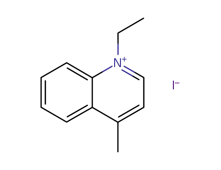 Molecular Structure of 605-59-4 (1-Ethyl-4-methylquinolinium iodide)