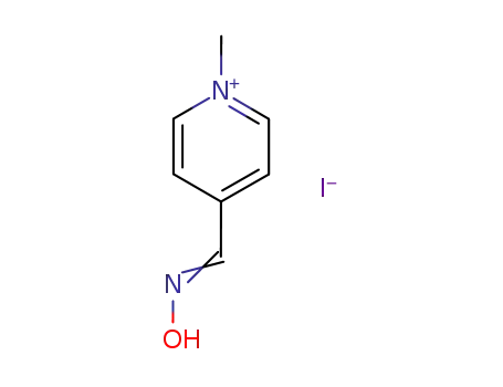 Pyridinium,4-[(hydroxyimino)methyl]-1- methyl-,iodide  cas  2127-14-2