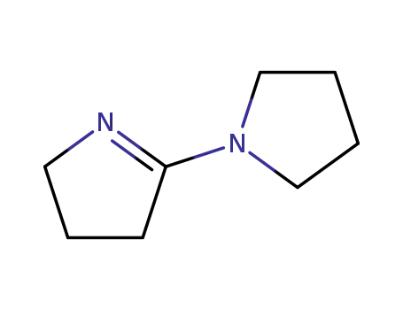 Molecular Structure of 1004-83-7 (5-(pyrrolidin-1-yl)-3,4-dihydro-2H-pyrrole)
