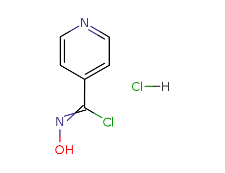 Molecular Structure of 4185-98-2 (N-Hydroxyisonicotinimidoyl chloride monohydrochloride)