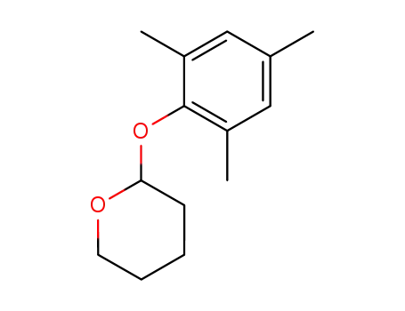 Molecular Structure of 94800-75-6 (2H-Pyran, tetrahydro-2-(2,4,6-trimethylphenoxy)-)