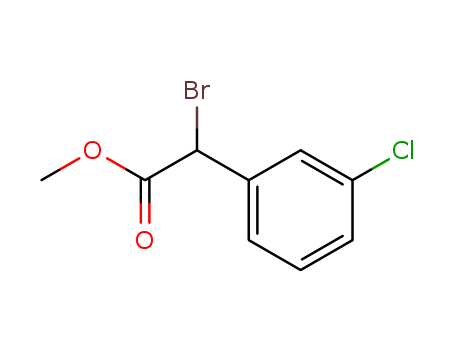 Benzeneacetic acid, α-bromo-3-chloro-, methyl ester