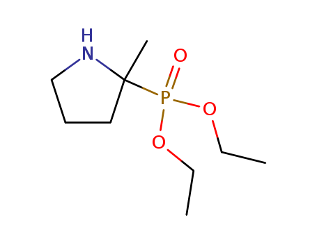 Phosphonic acid, (2-methyl-2-pyrrolidinyl)-, diethyl ester