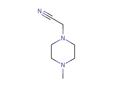 Molecular Structure of 874-77-1 (1-(4-METHYLPIPERAZINE)ACETONITRILE)